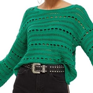 Topshop Open Stitch Sweater